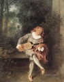 Mezzetin Jean Antoine Watteau classic Rococo